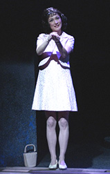 Patricia as Teruko in the play Tea set in Japan after World War 2
