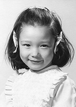 photo of patricia as a child in 1st Grade
